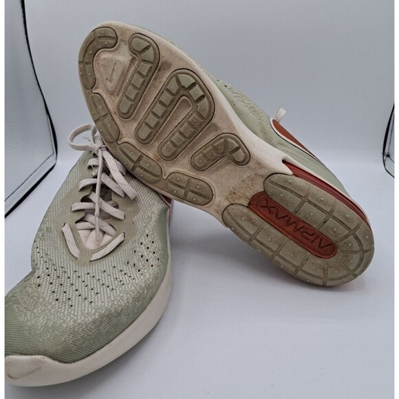 Nike Air Max Sequent 4 Light Bone Fly Knit Gray & Orange Men's 11.5 AO4485-007 - Picture 9 of 16